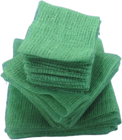 Hisopo de gasa de algodón verde