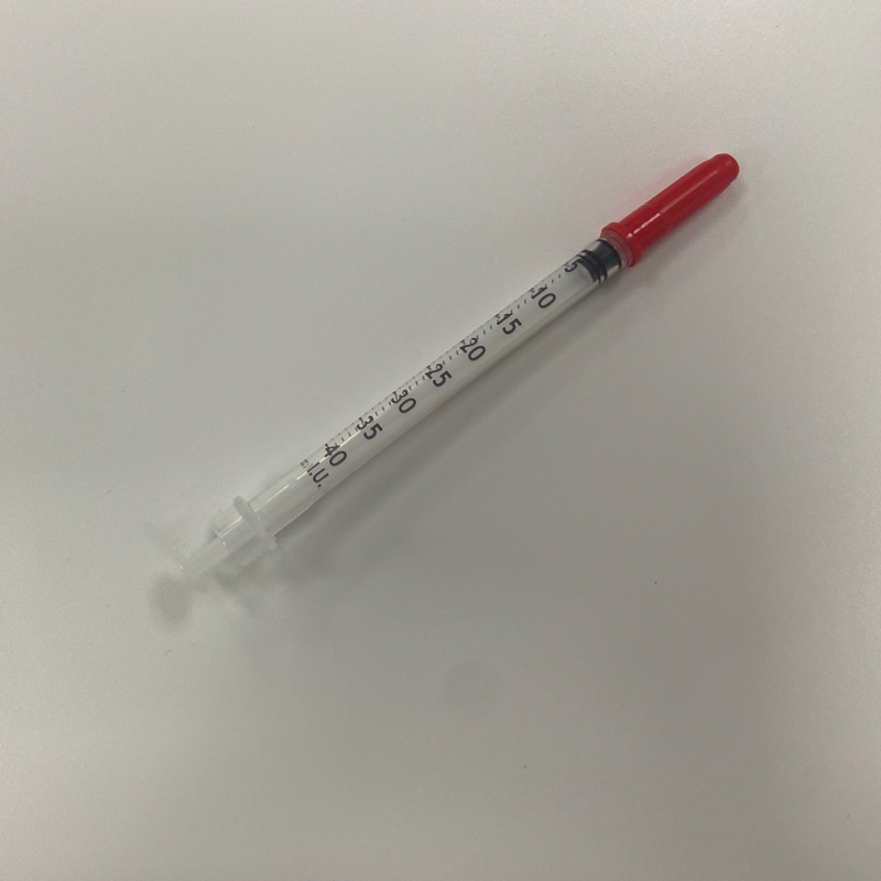 Jeringas de insulina desechables
