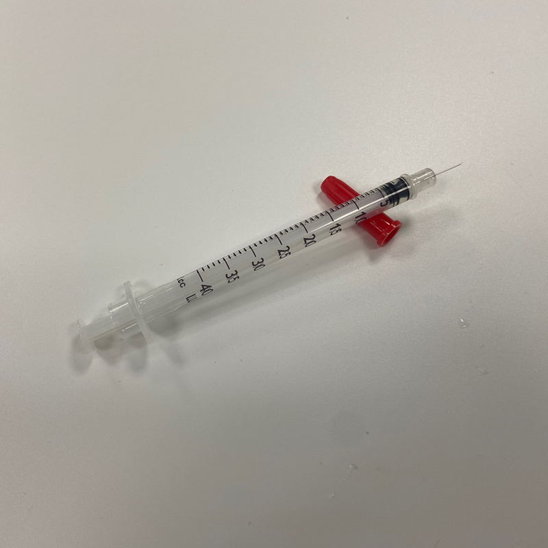 Jeringas de insulina desechables