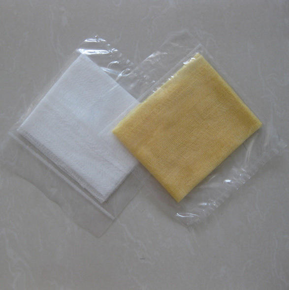 Trapo de tachuelas de gasa de algodón amarillo de 18' X 36' para pintar